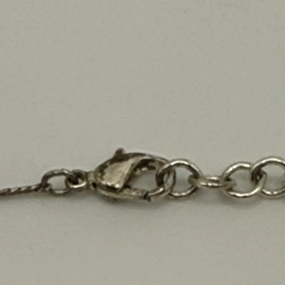 Silver Tone Rhinestone‎ Necklace 18